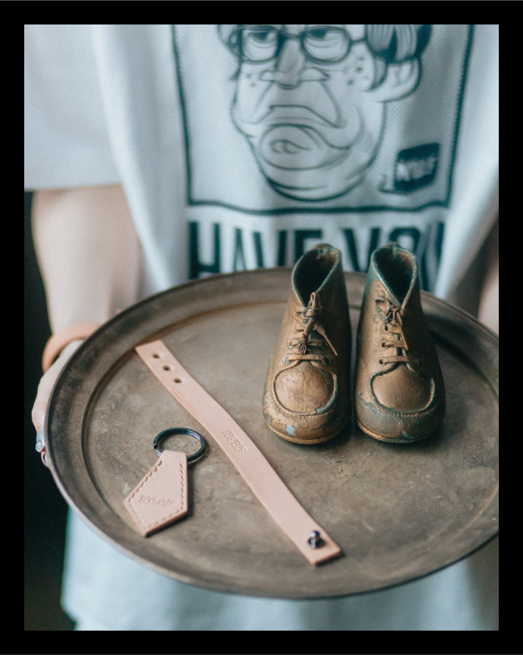 1st Anniv. SET|LEATHER BRACELET & LEATHER KEY HOLDER