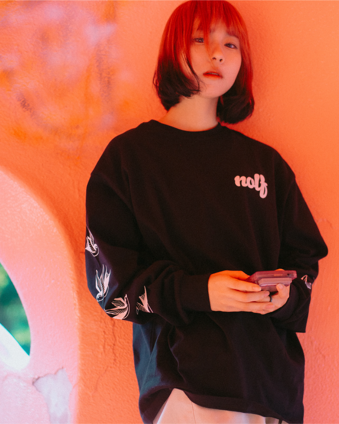 SWALLOW L/S T-SHIRT