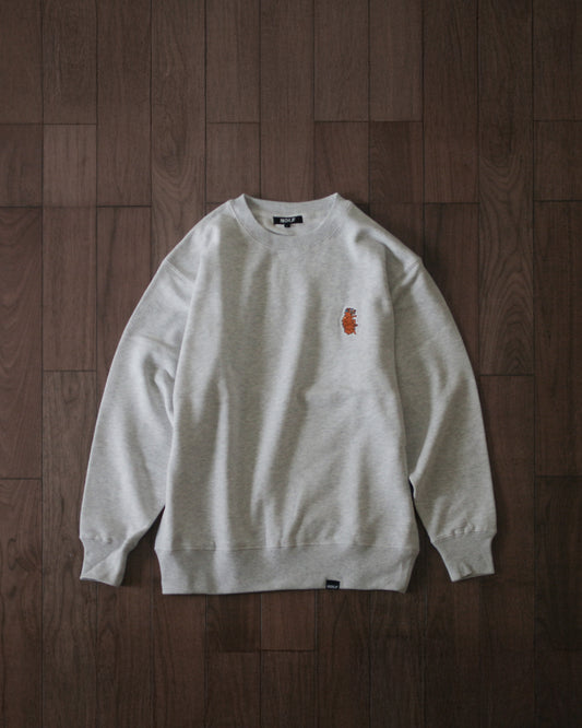 WOLF PATCH CREWNECK SWEATSHIRT